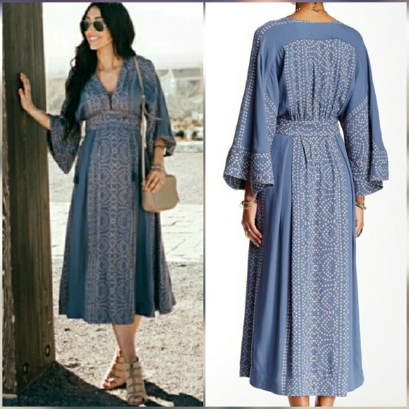 🍒EUC🍒 FREE PEOPLE KIMONO DRESS - Picture 7 of 7